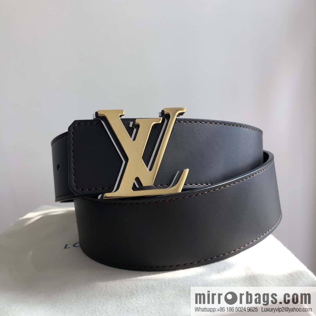 LV imported cowhide double-sided belt 40mm