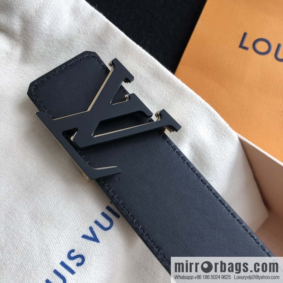 LV imported cowhide double-sided belt 40mm