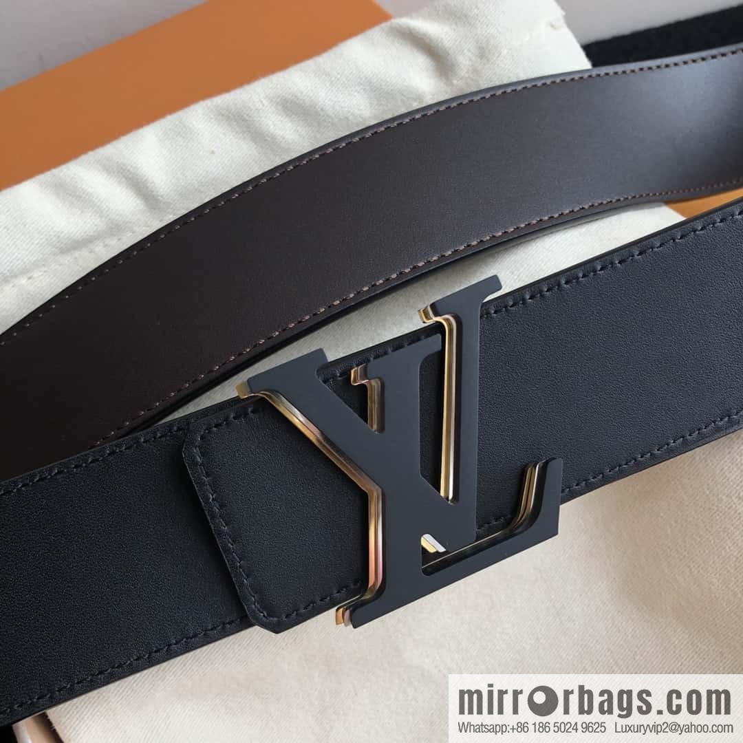 LV imported cowhide double-sided belt 40mm