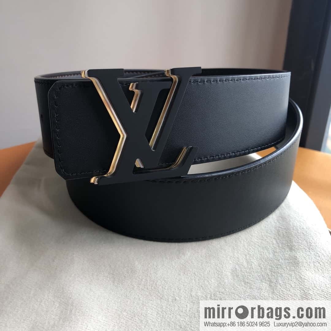 LV imported cowhide double-sided belt 40mm
