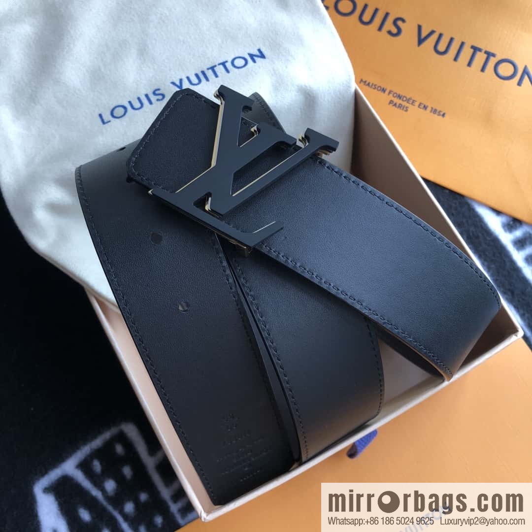 LV imported cowhide double-sided belt 40mm