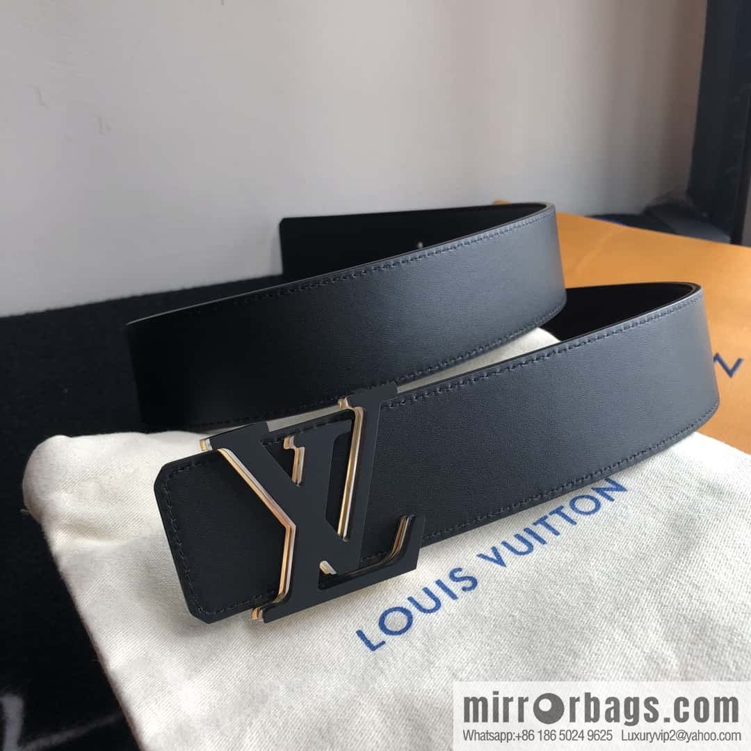 LV imported cowhide double-sided belt 40mm