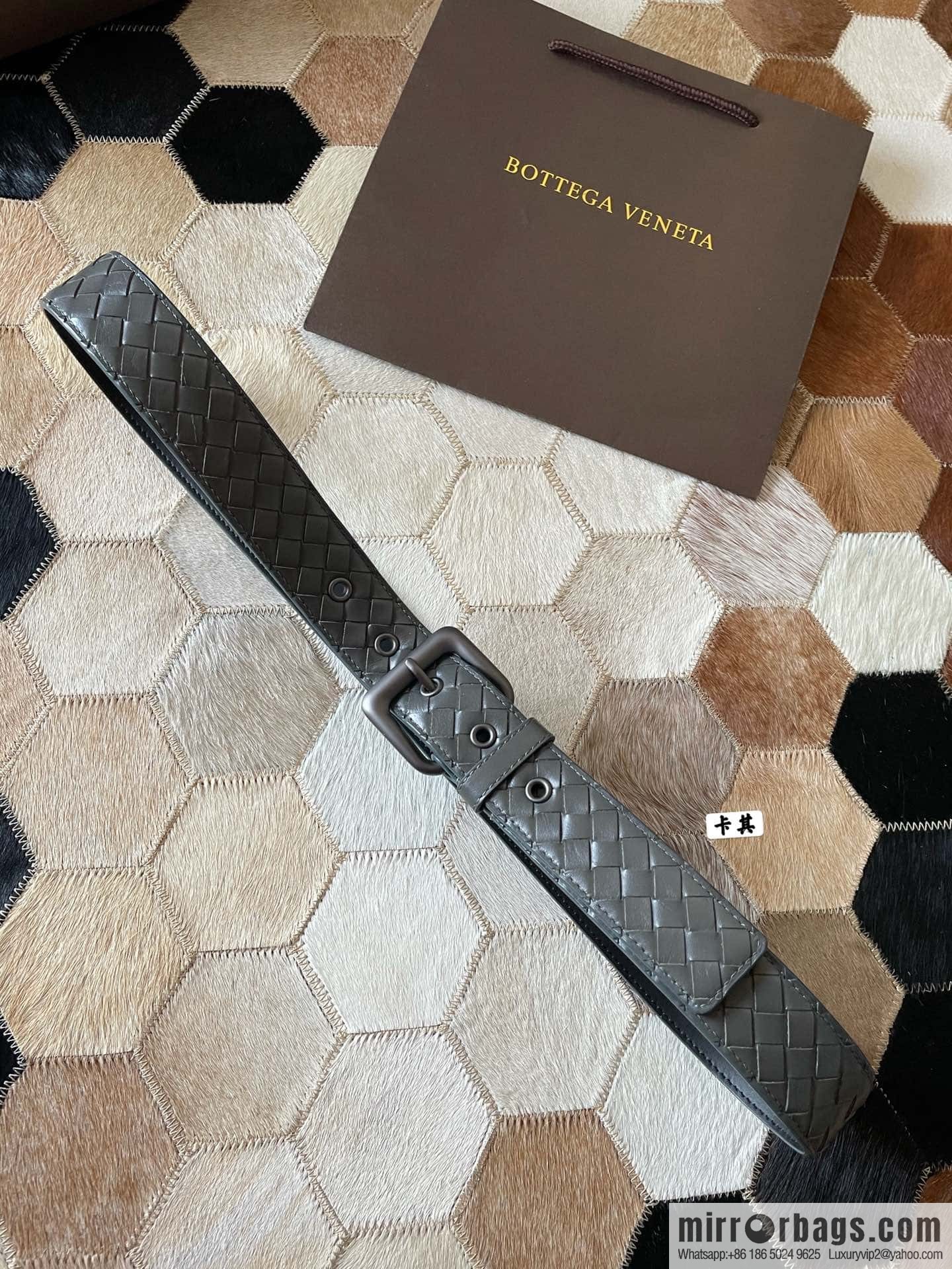 Bottega Veneta Butterfly Replica Luxury Handbag, top layer cowhide woven 3.8cm classic color pin buckle belt