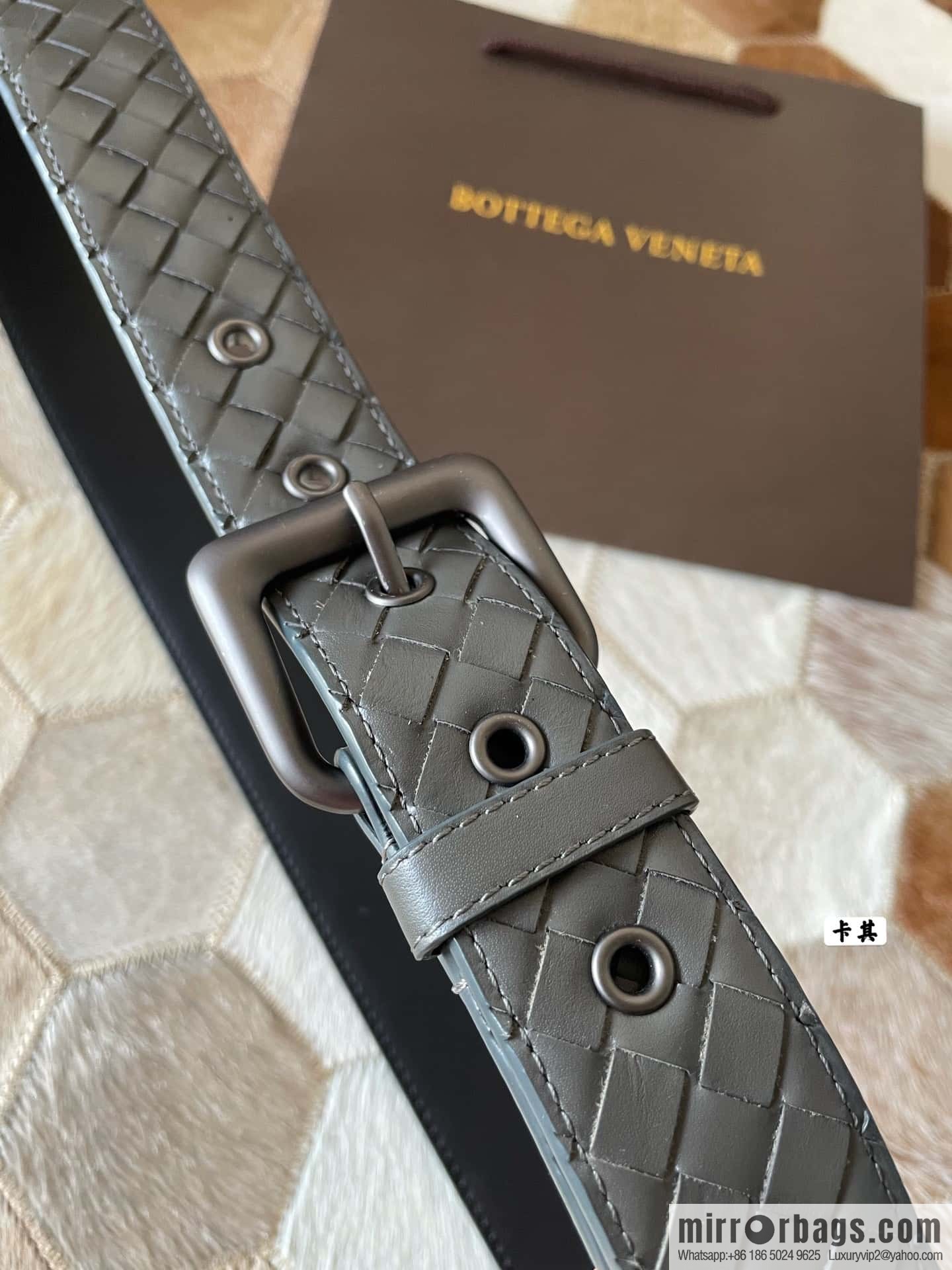 Bottega Veneta Butterfly Replica Luxury Handbag, top layer cowhide woven 3.8cm classic color pin buckle belt