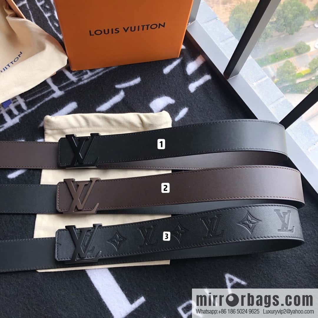 LV made in Spain embossed new presbyopia letter matte buckle belt M0032
