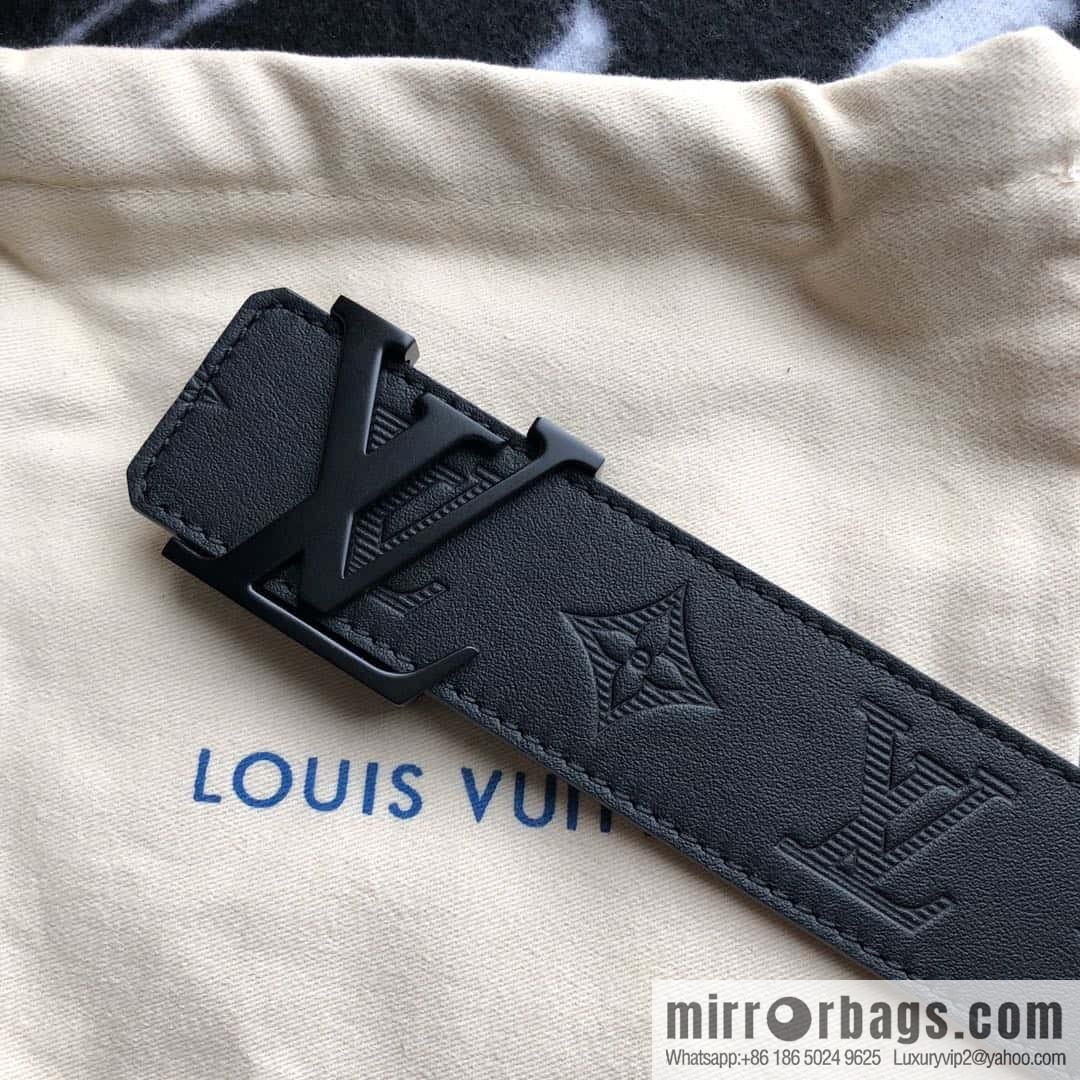 LV made in Spain embossed new presbyopia letter matte buckle belt M0032