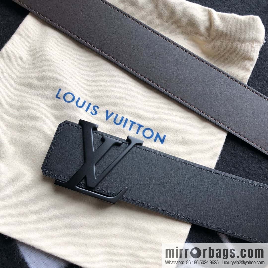LV made in Spain embossed new presbyopia letter matte buckle belt M0032