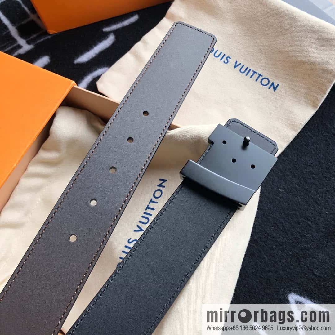 LV made in Spain embossed new presbyopia letter matte buckle belt M0032