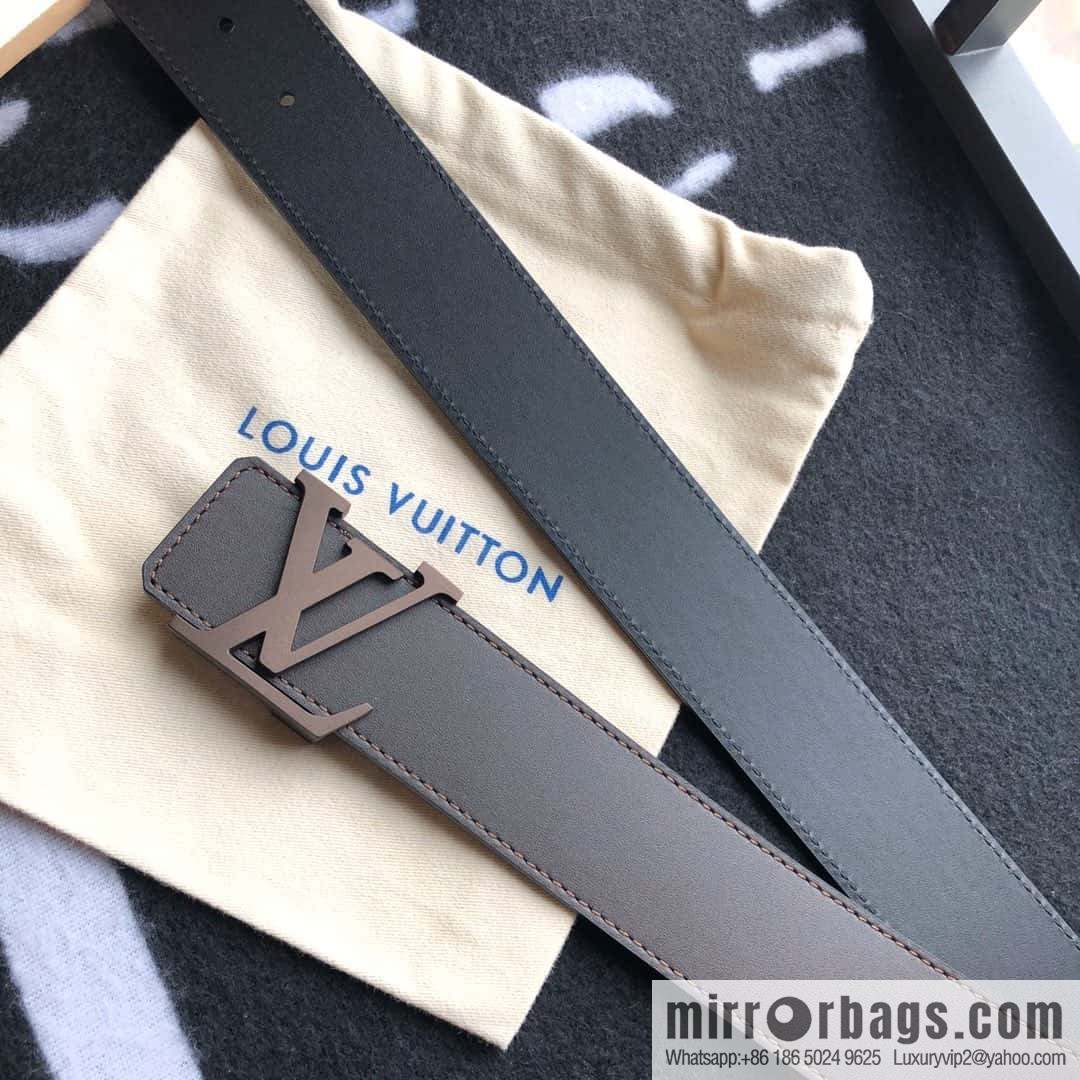 LV made in Spain embossed new presbyopia letter matte buckle belt M0032