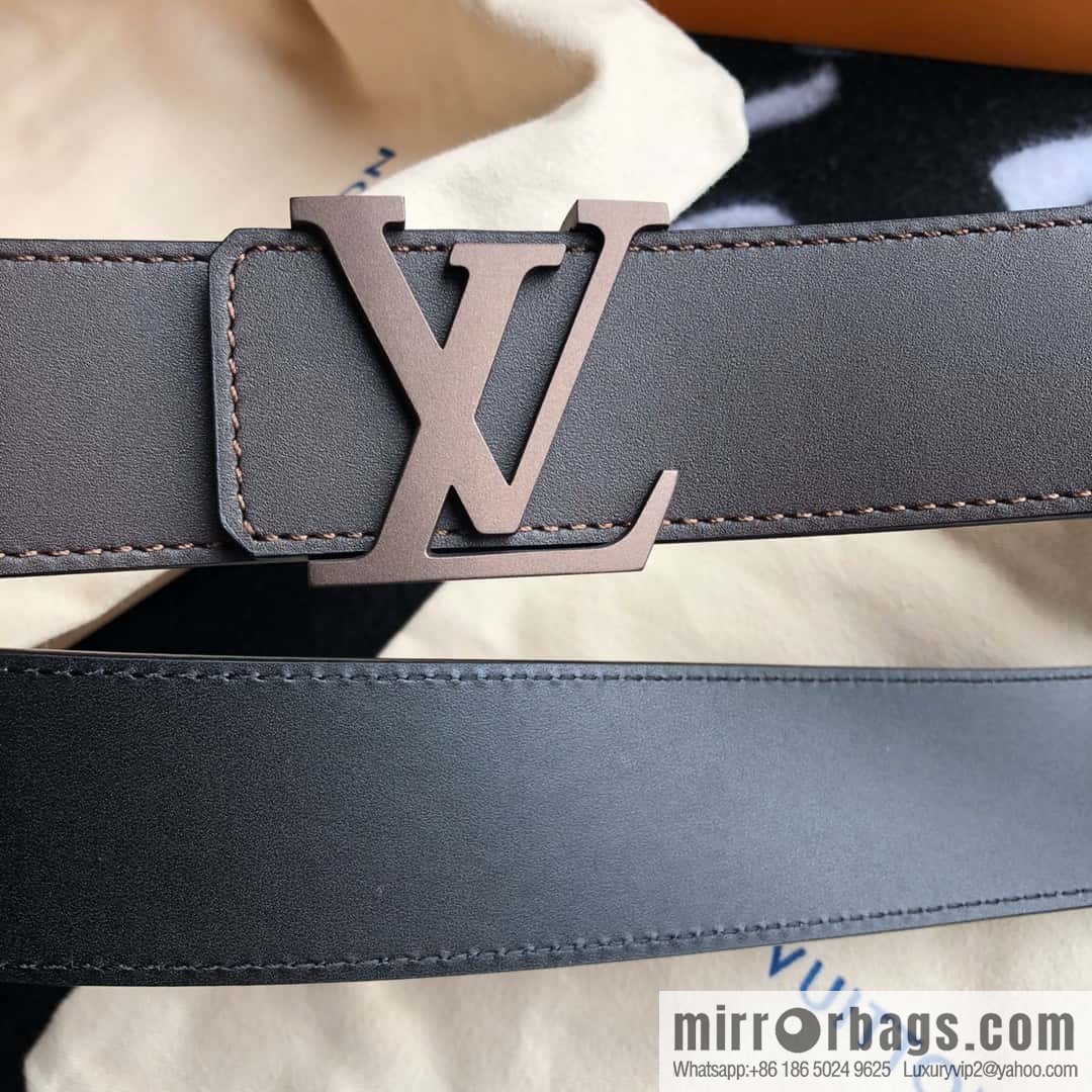 LV made in Spain embossed new presbyopia letter matte buckle belt M0032