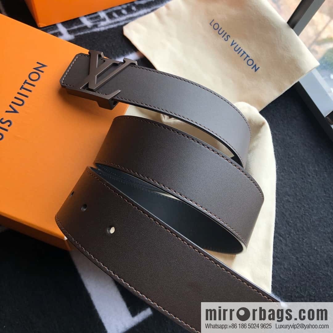 LV made in Spain embossed new presbyopia letter matte buckle belt M0032