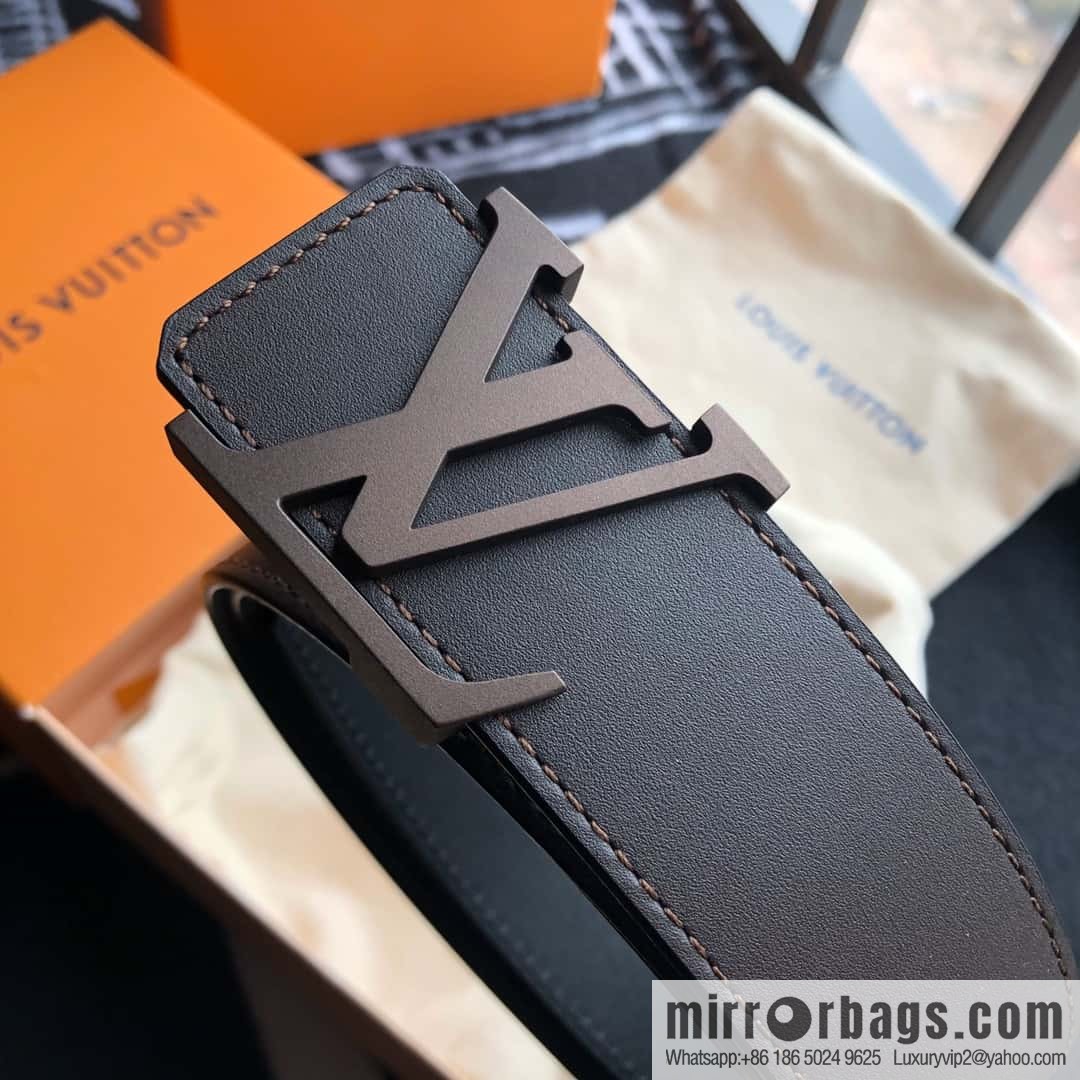 LV made in Spain embossed new presbyopia letter matte buckle belt M0032