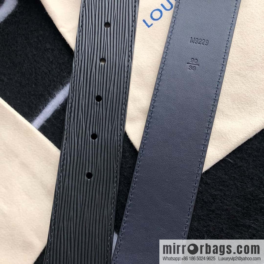 LV Initiales. 40mm water ripple belt M9229