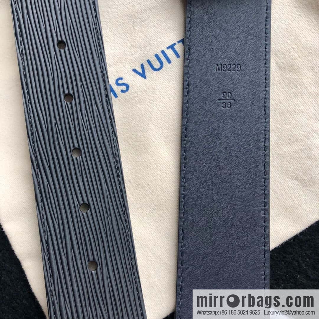 LV Initiales. 40mm water ripple belt M9229