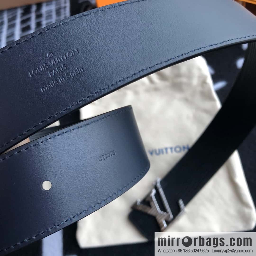 LV Initiales. 40mm water ripple belt M9229