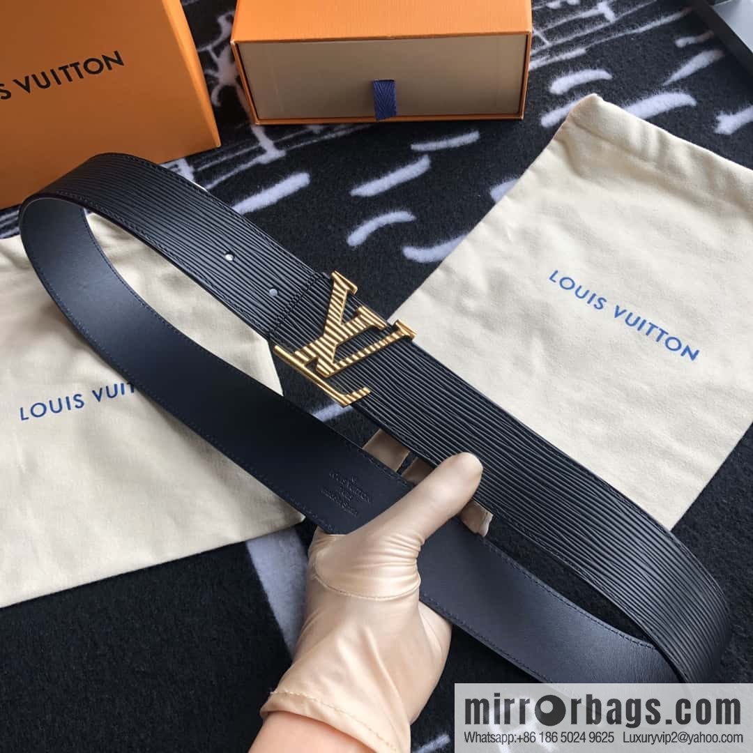 LV Initiales. 40mm water ripple belt M9229