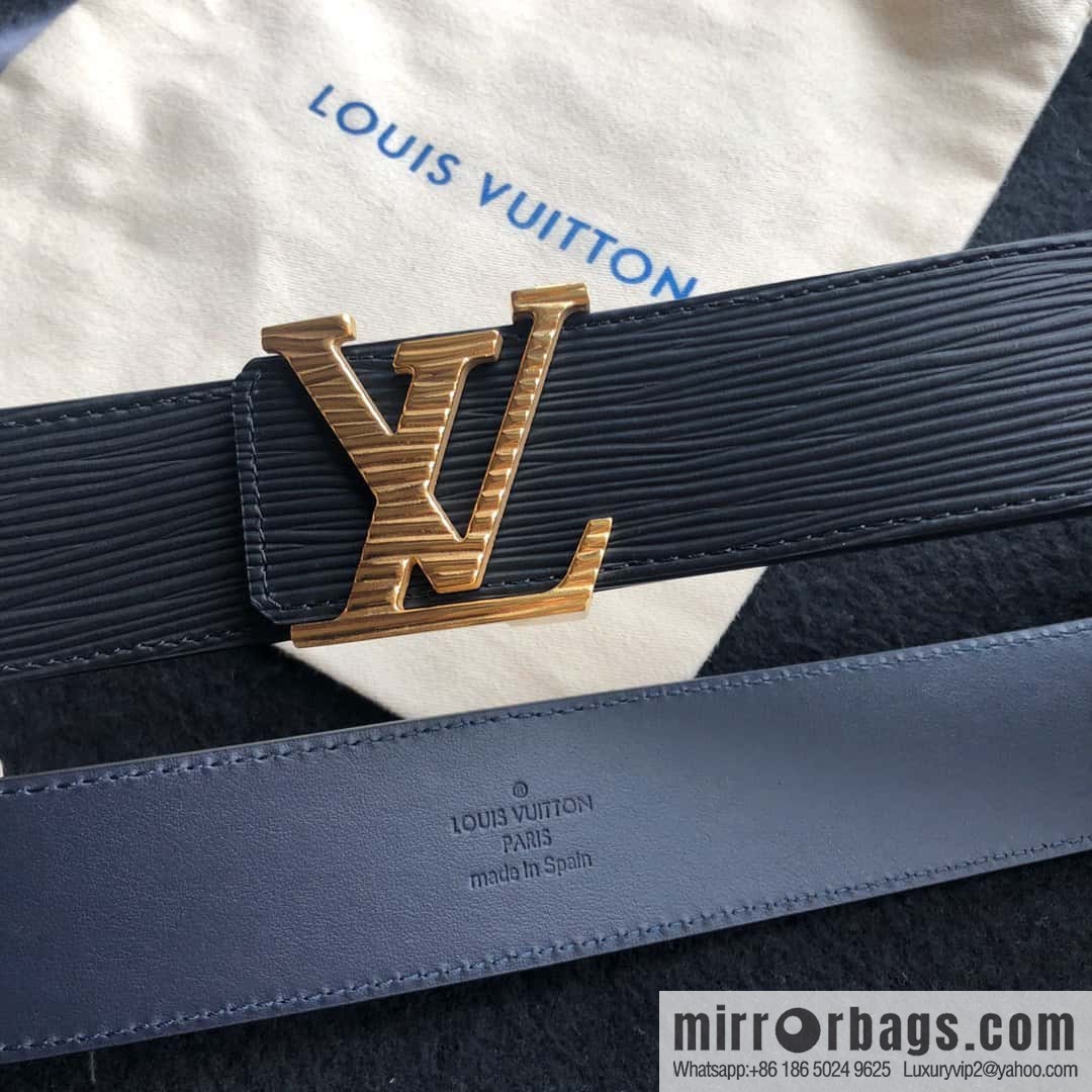 LV Initiales. 40mm water ripple belt M9229