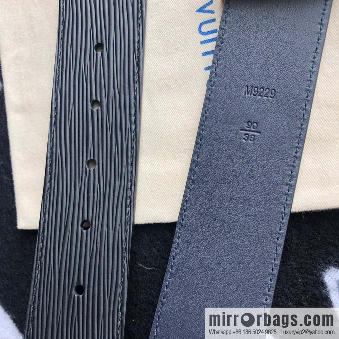 LV Initiales. 40mm water ripple belt M9229
