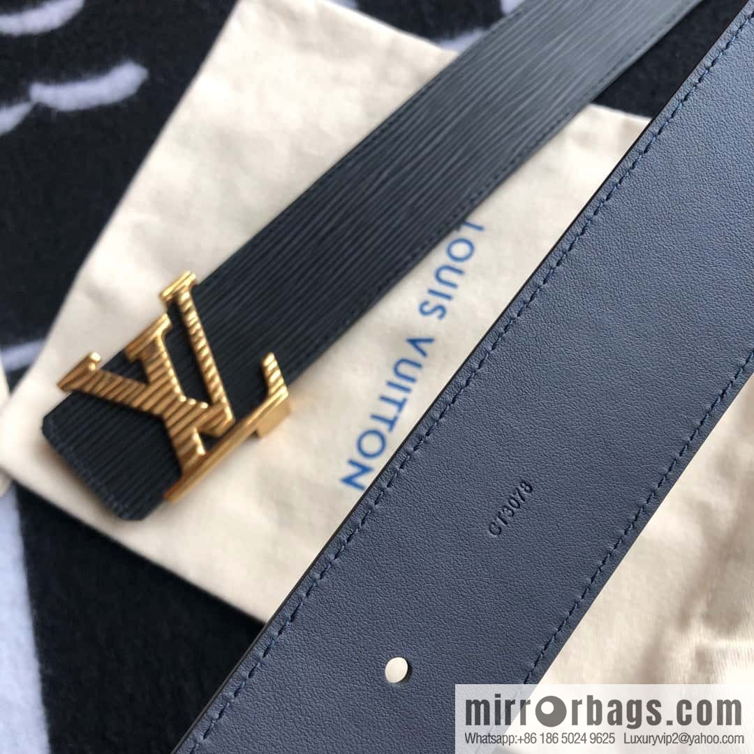 LV Initiales. 40mm water ripple belt M9229