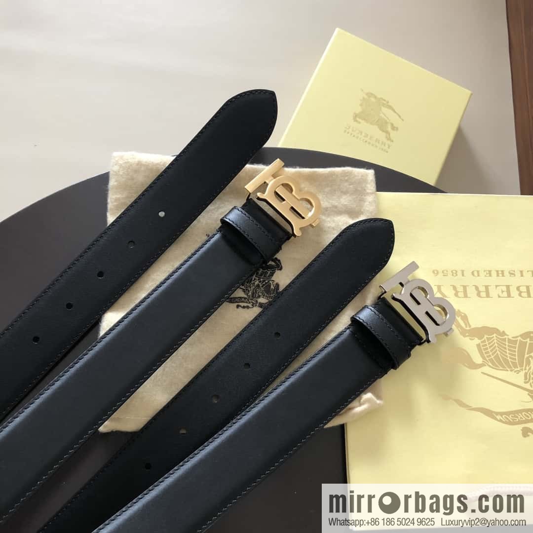 Burberry's new TB logo belt 3.5cm