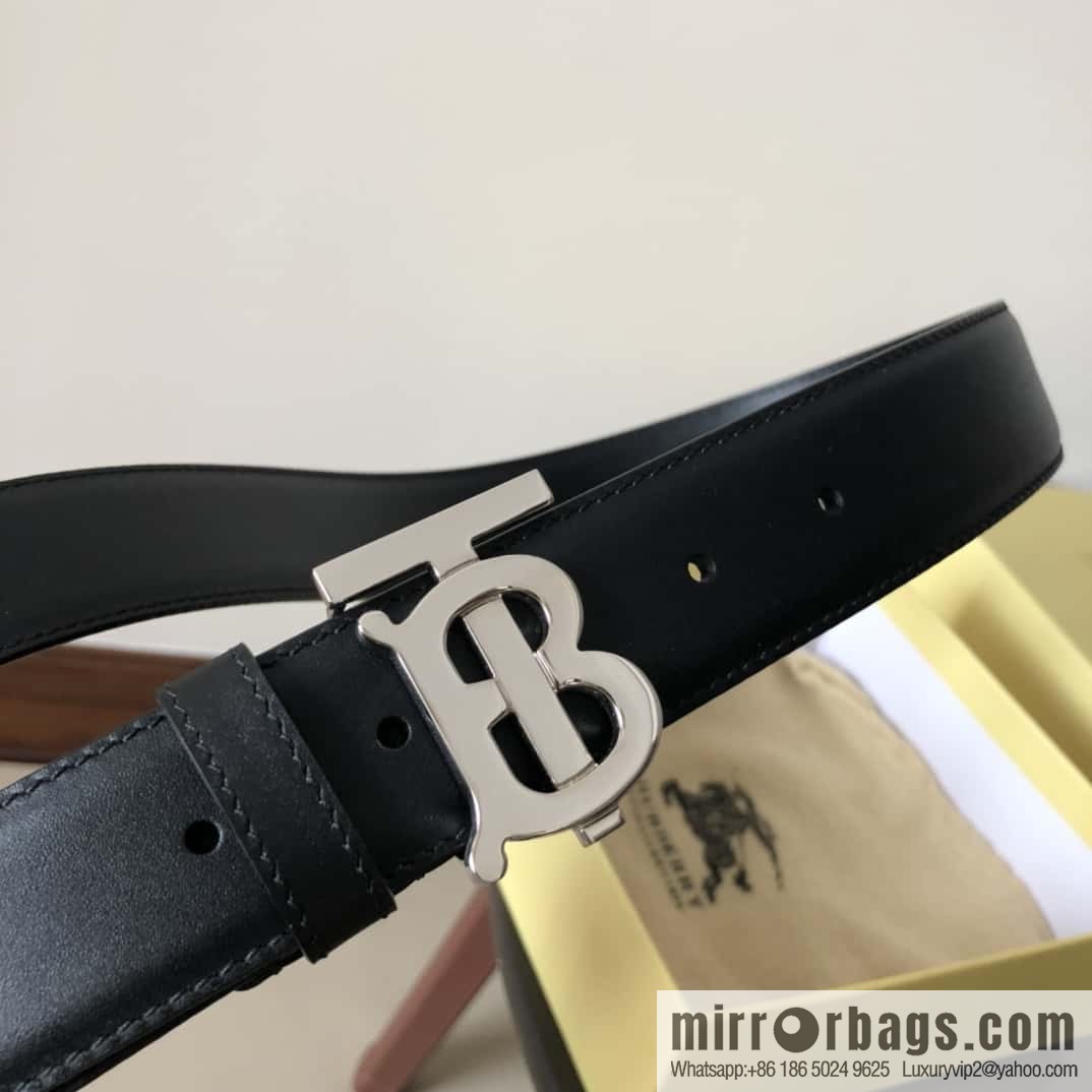 Burberry's new TB logo belt 3.5cm