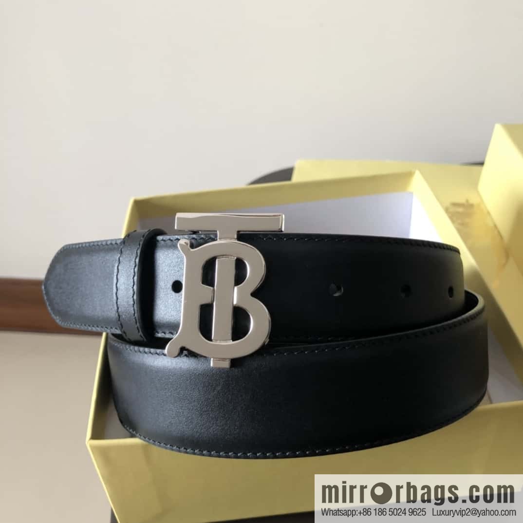 Burberry's new TB logo belt 3.5cm