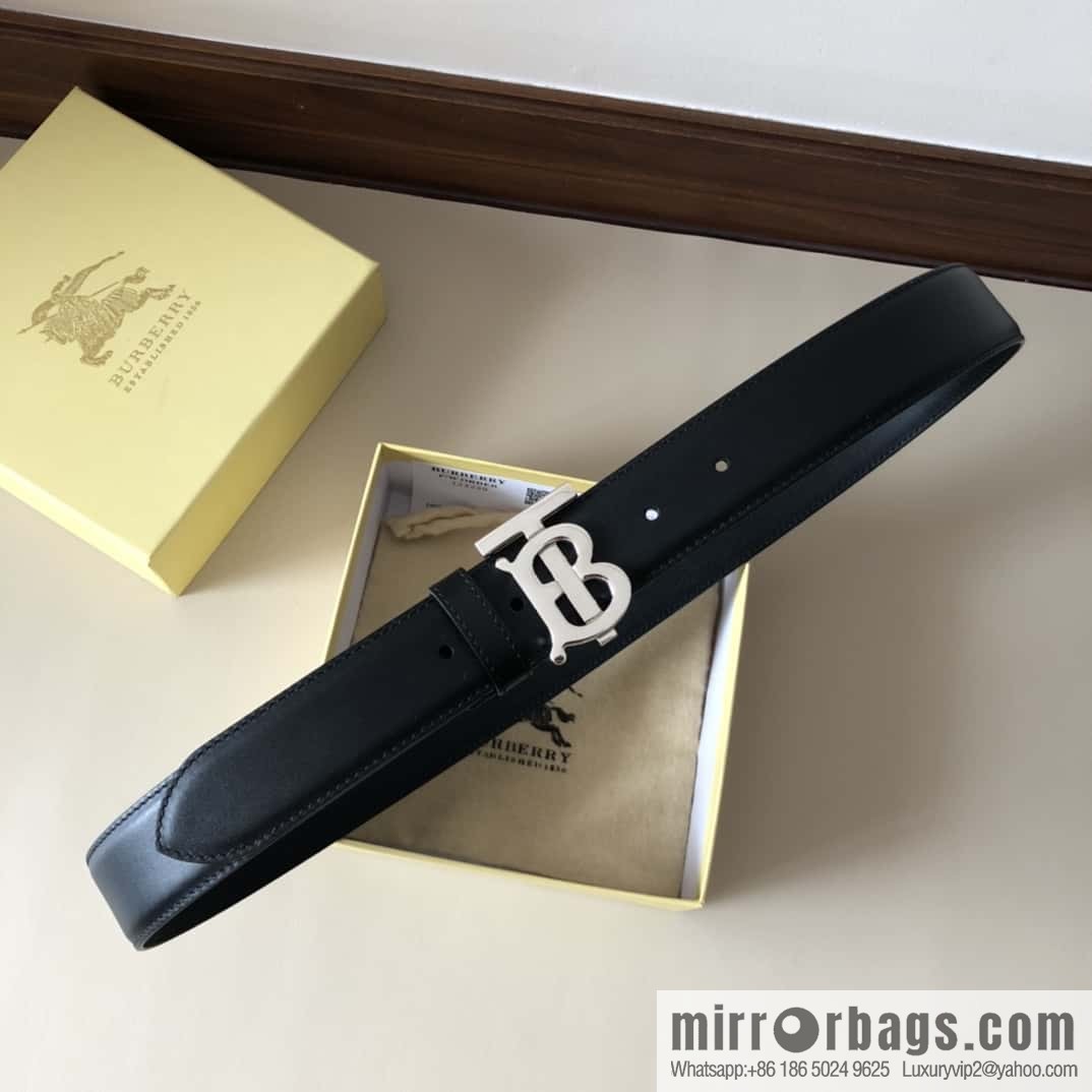 Burberry's new TB logo belt 3.5cm