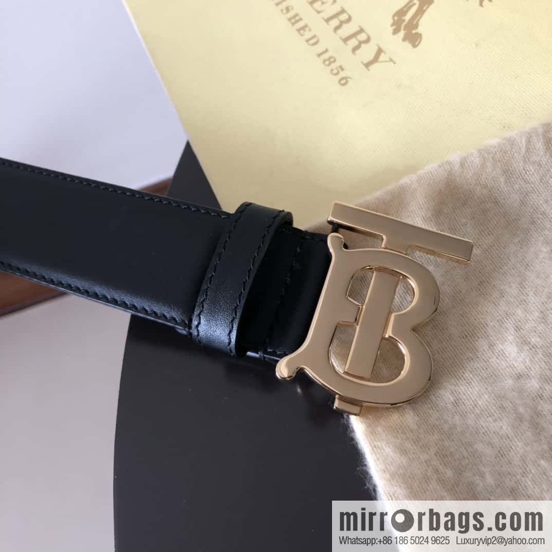Burberry's new TB logo belt 3.5cm