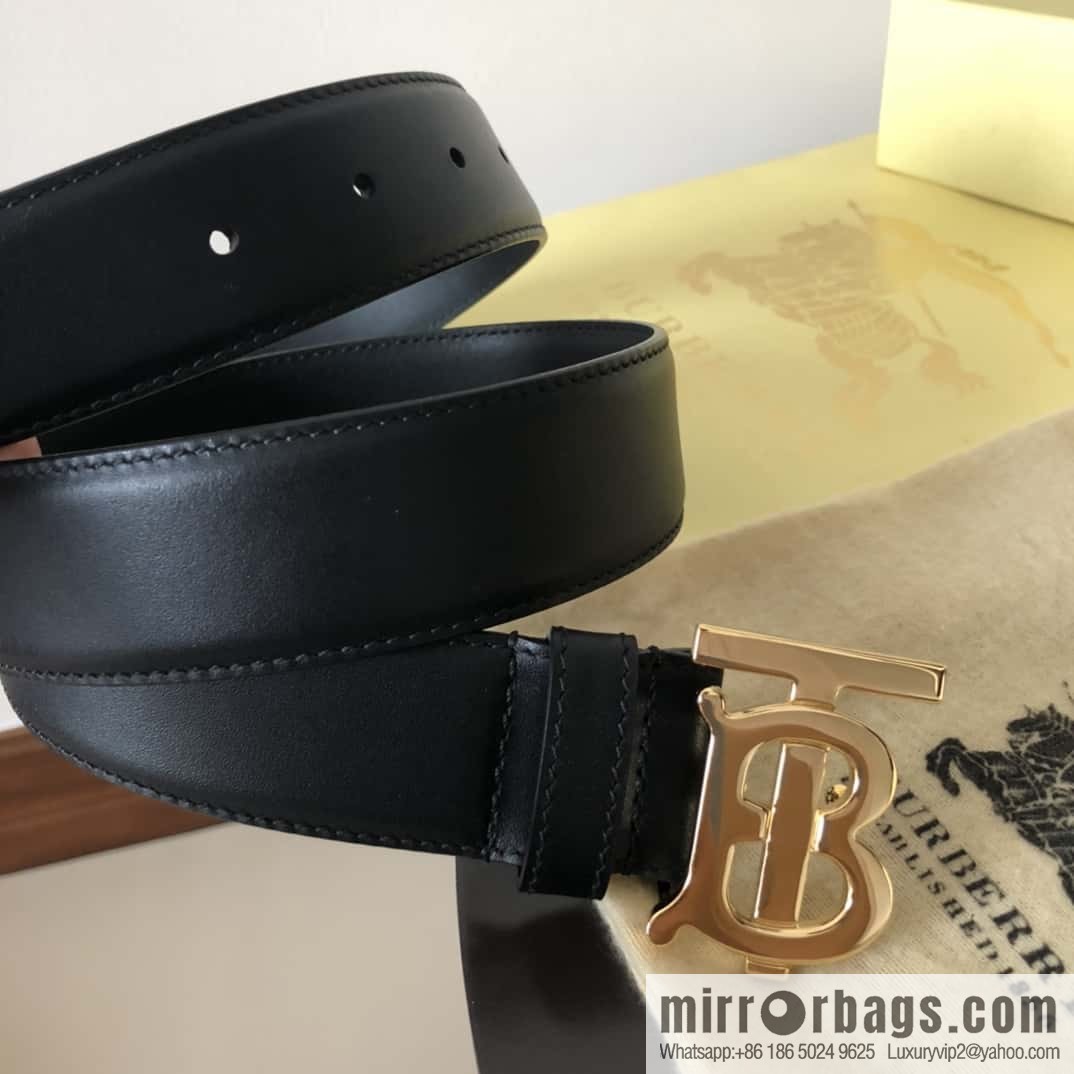 Burberry's new TB logo belt 3.5cm