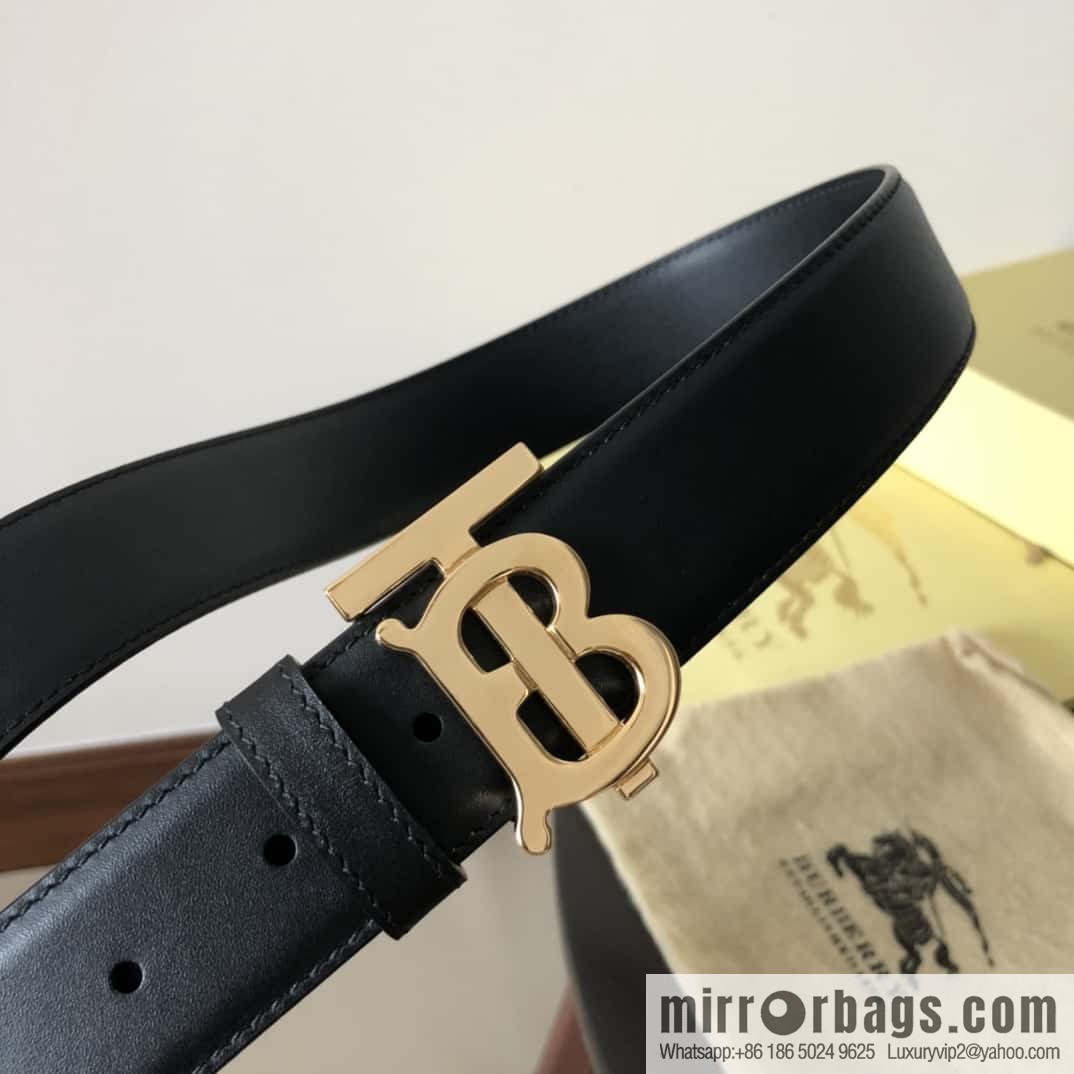 Burberry's new TB logo belt 3.5cm