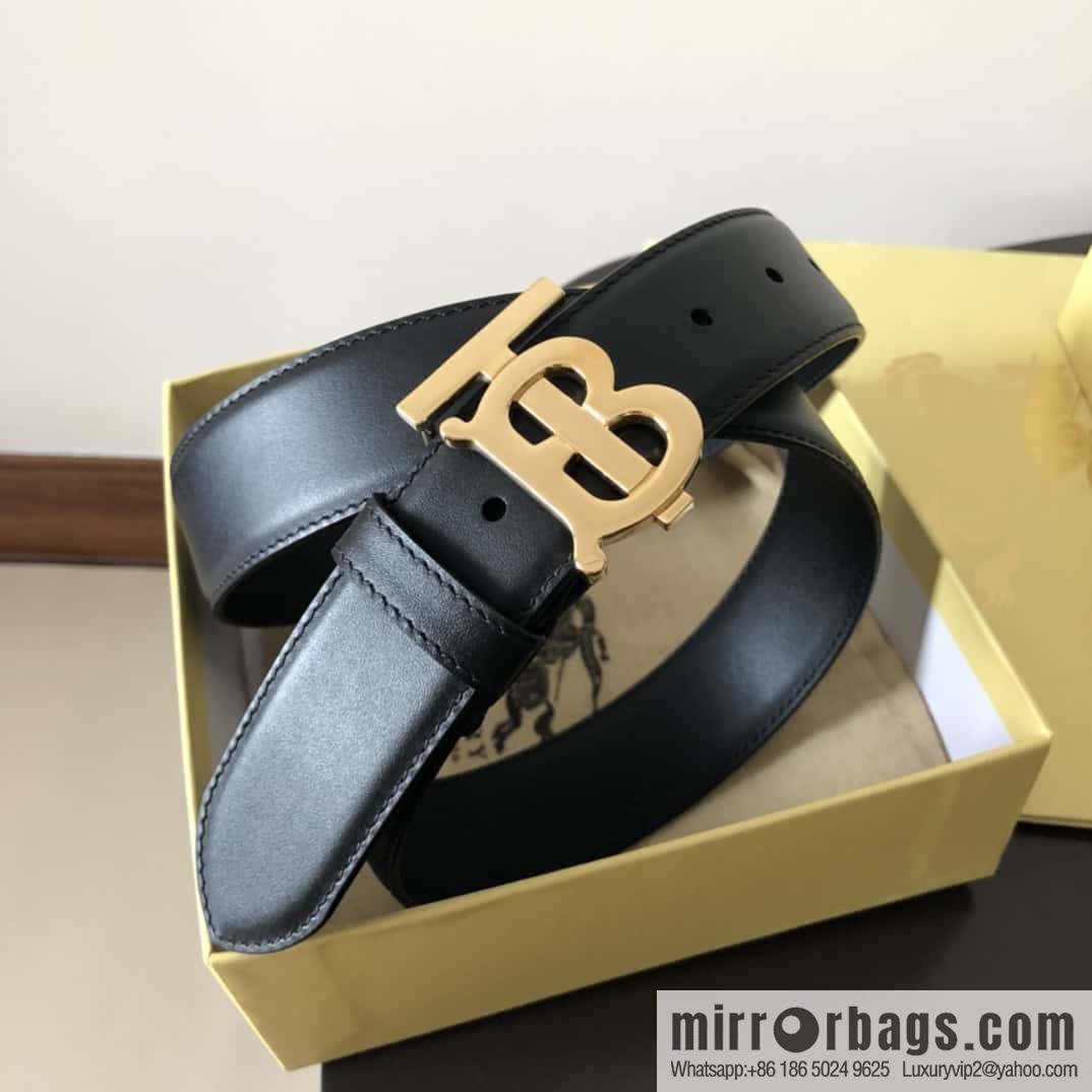 Burberry's new TB logo belt 3.5cm
