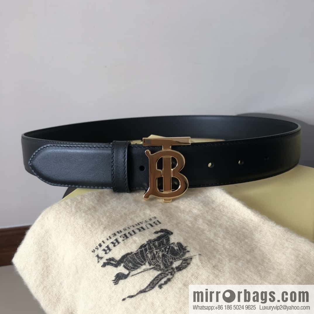 Burberry's new TB logo belt 3.5cm