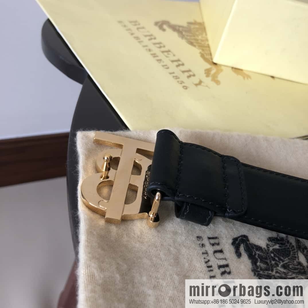 Burberry's new TB logo belt 3.5cm
