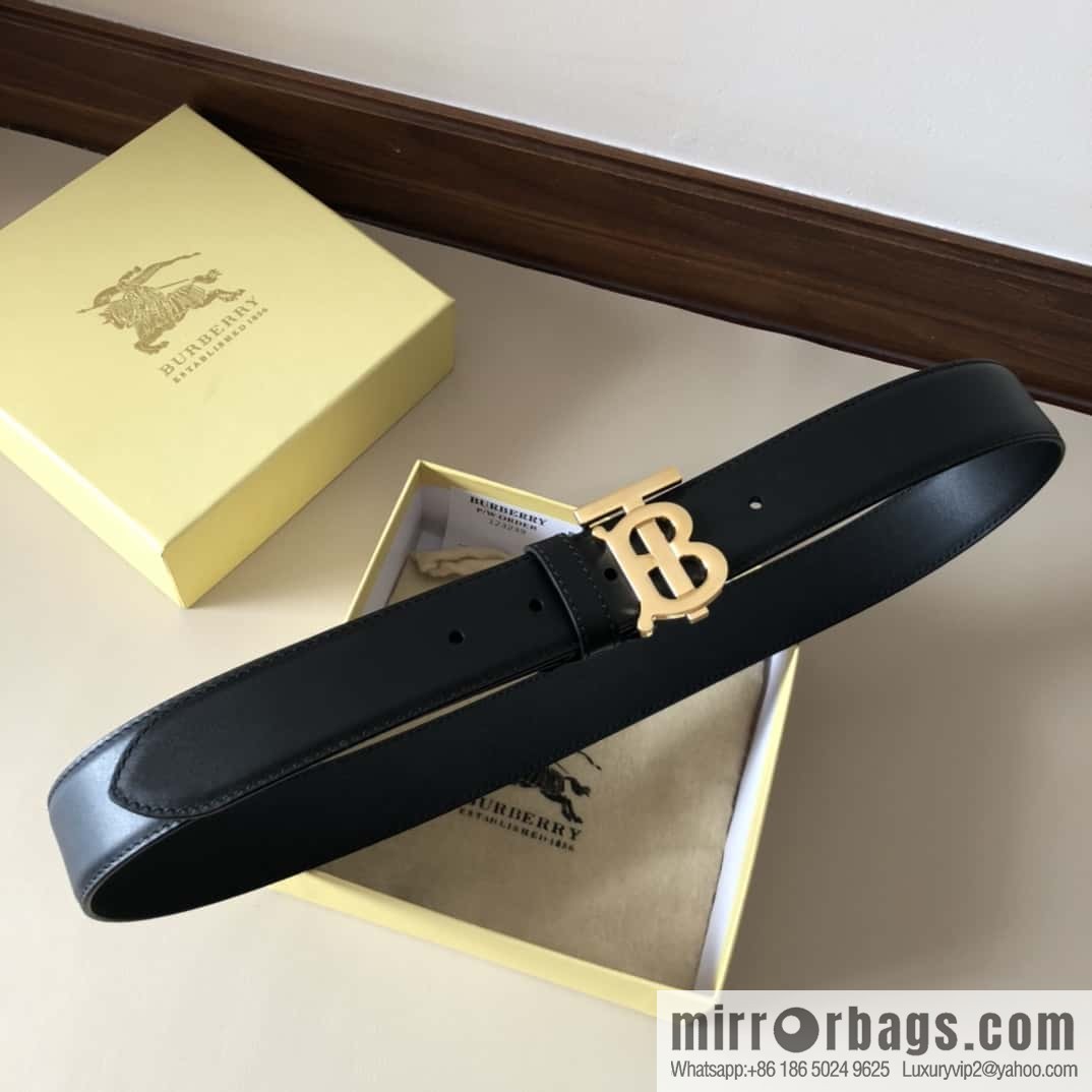 Burberry's new TB logo belt 3.5cm