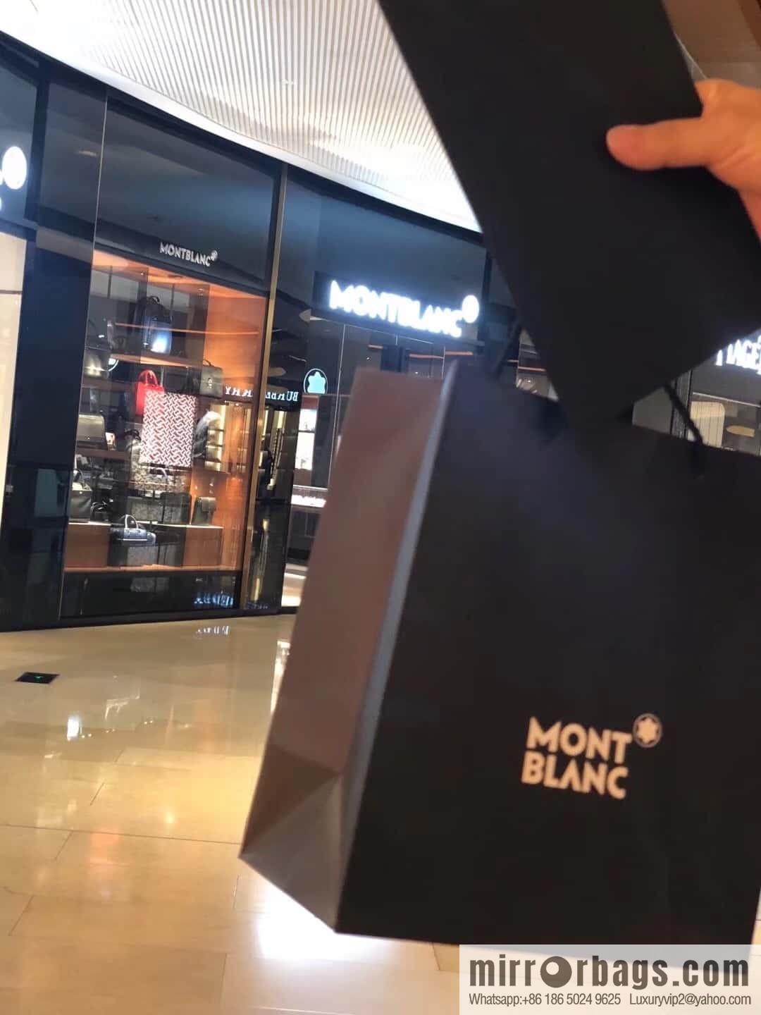 MONTBLANC Montblanc 3.5cm suede color-changing leather with the first layer of swinging cowhide pin buckle belt