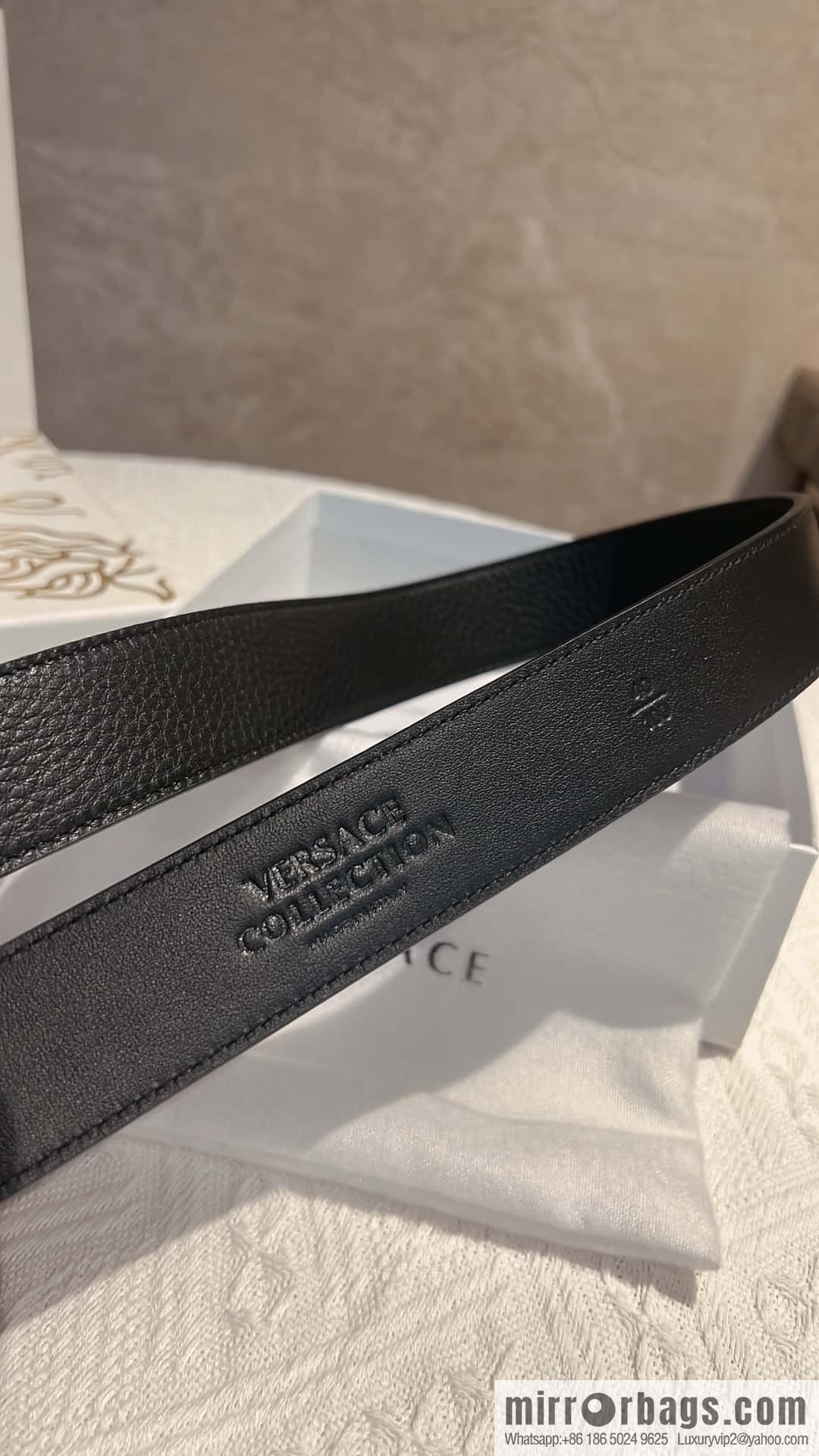 VERACE Versace, Men's Pin Buckle Belt 4.0CM