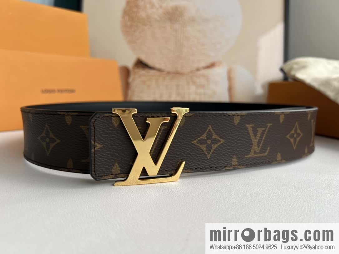 LV INITALES 40mm double-sided belt