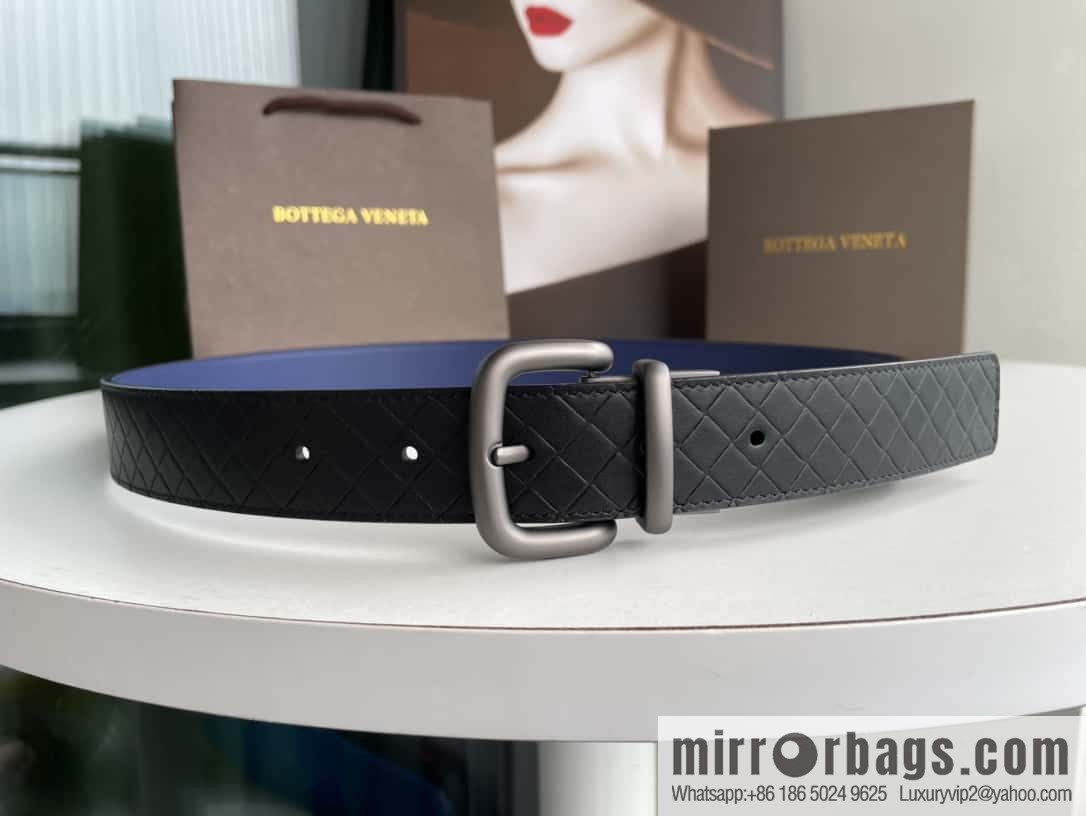 Bottega Veneta, classic weave, cowhide belt 3.5cm
