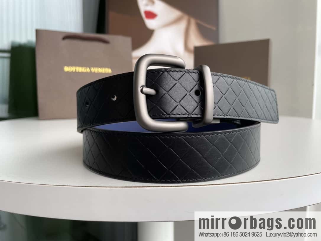 Bottega Veneta, classic weave, cowhide belt 3.5cm