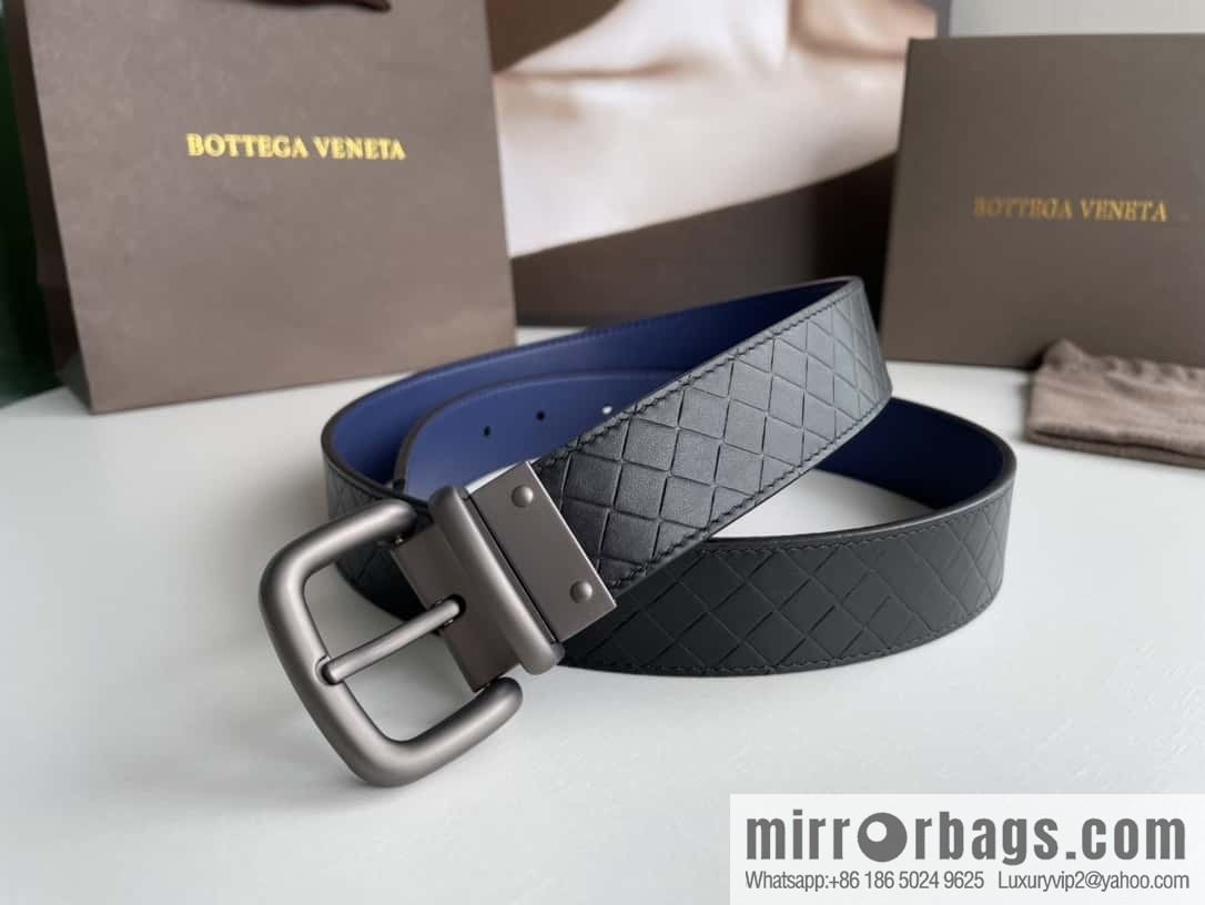 Bottega Veneta, classic weave, cowhide belt 3.5cm