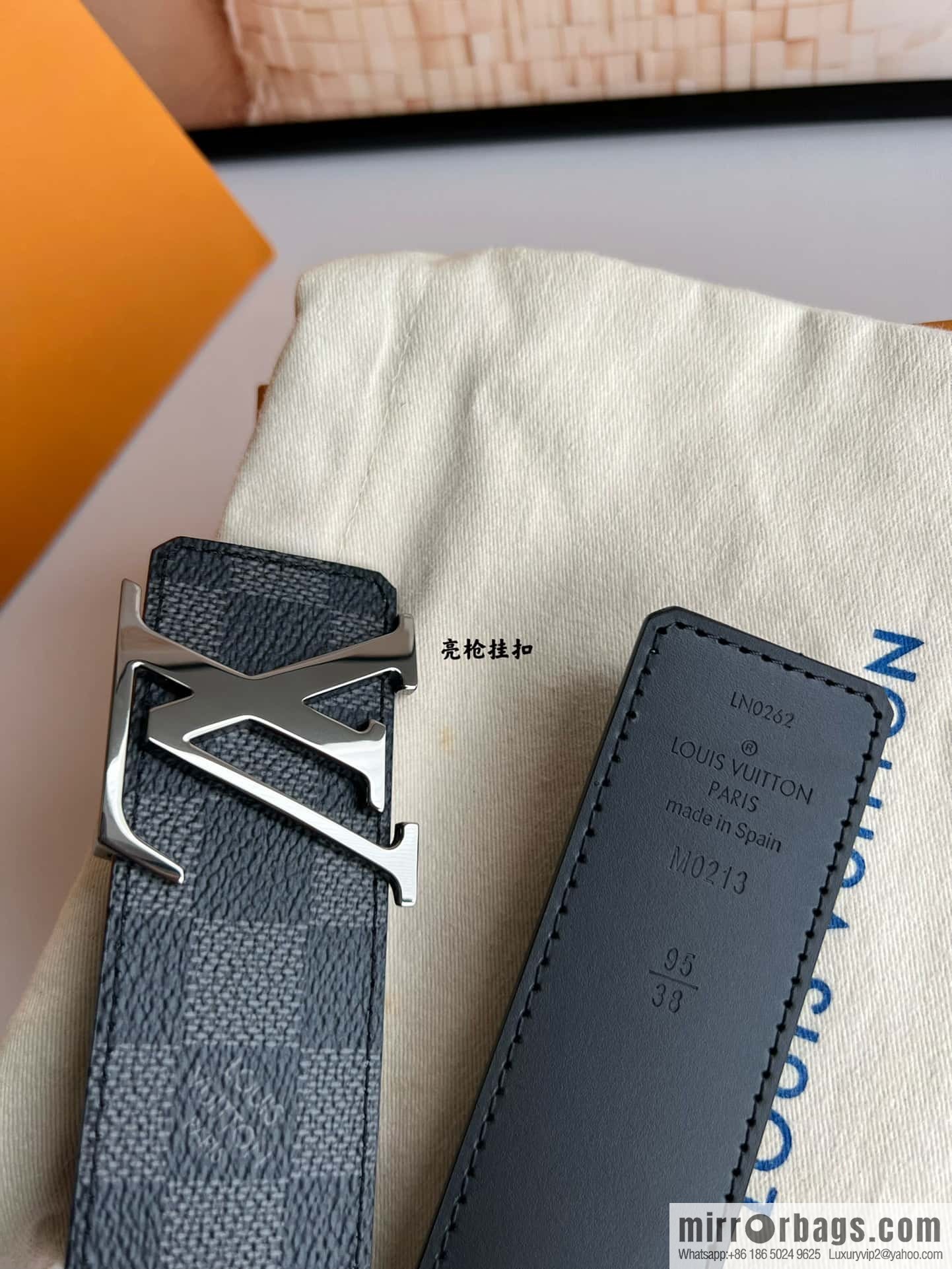 LV Letter Buckle Initials Double Sided Belt 4.0cm