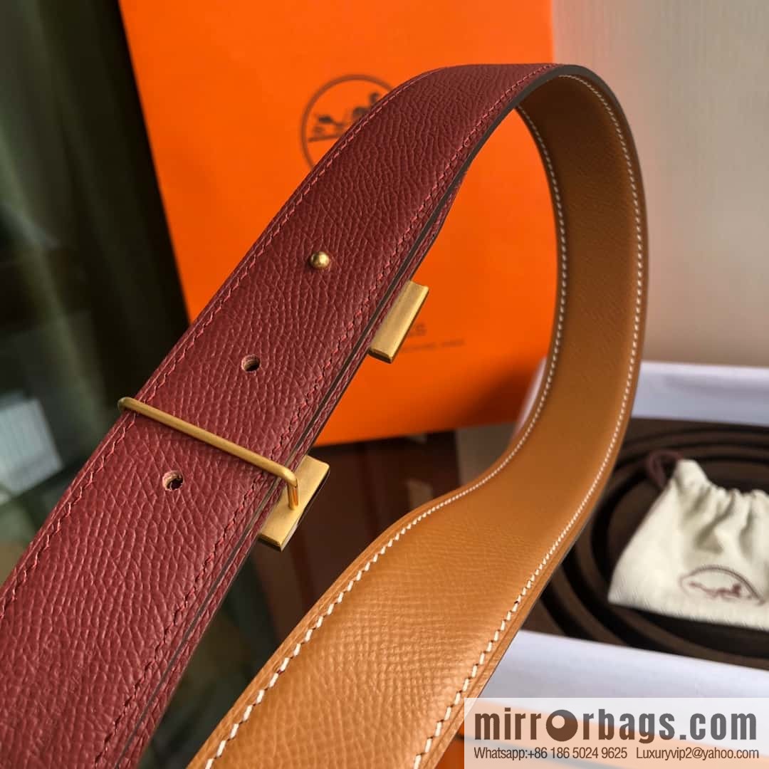 Hermes, Stainless Steel with Diamond Buckle & Double-Sided Palm Belt 32mm