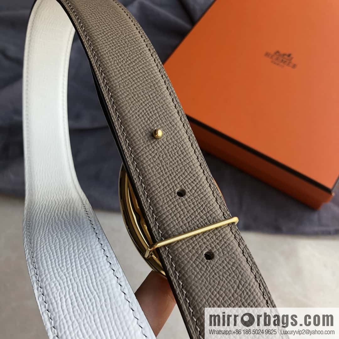 Hermes, Stainless Steel Japanese Buckle & Double-Sided Palm Belt 32mm