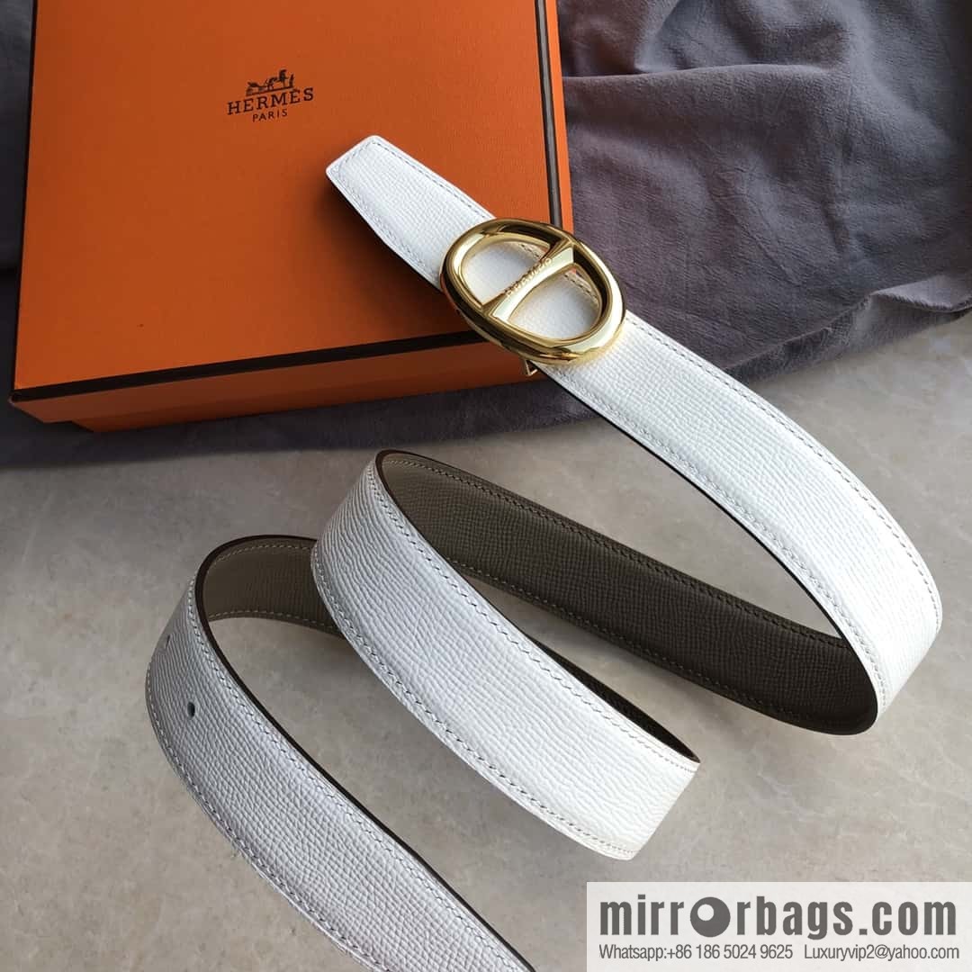 Hermes, Stainless Steel Japanese Buckle & Double-Sided Palm Belt 32mm