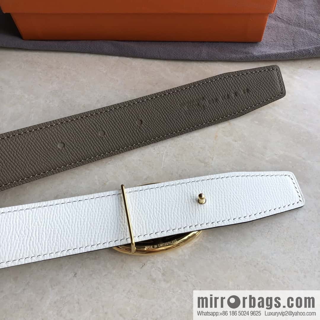 Hermes, Stainless Steel Japanese Buckle & Double-Sided Palm Belt 32mm
