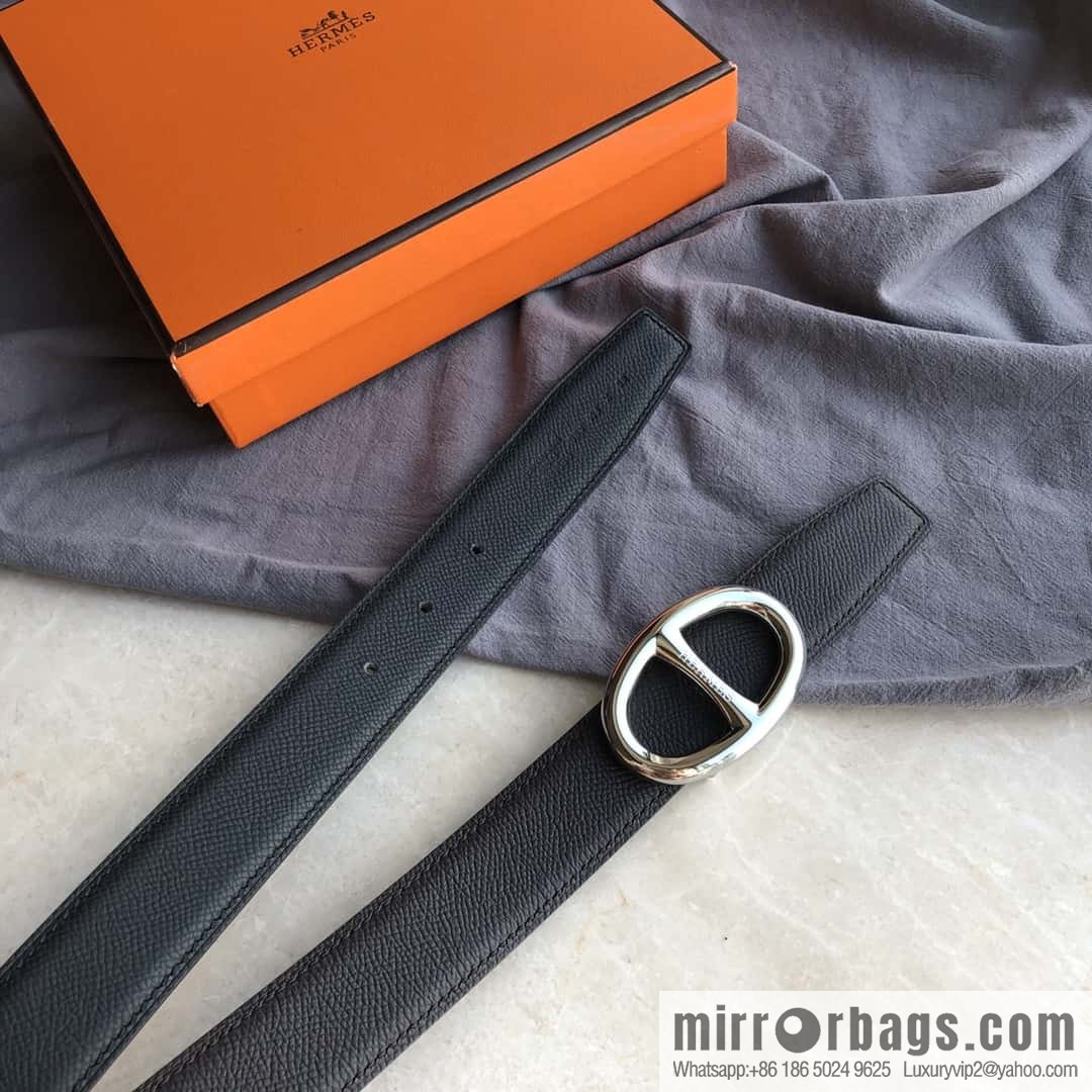 Hermes, Stainless Steel Japanese Buckle & Double-Sided Palm Belt 32mm