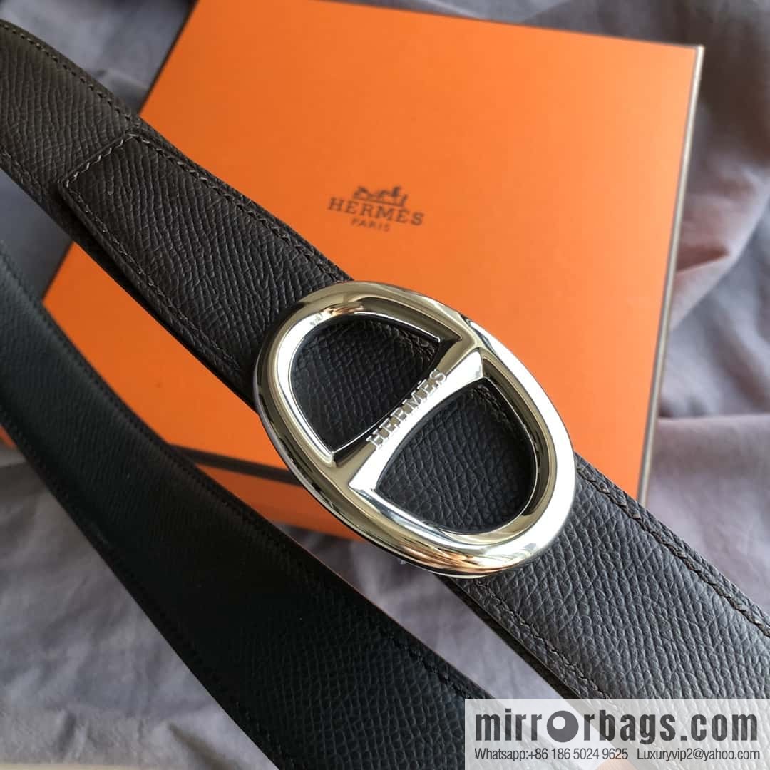 Hermes, Stainless Steel Japanese Buckle & Double-Sided Palm Belt 32mm