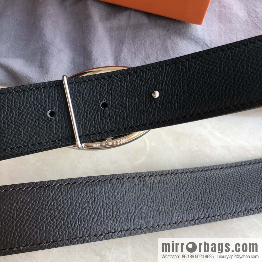 Hermes, Stainless Steel Japanese Buckle & Double-Sided Palm Belt 32mm