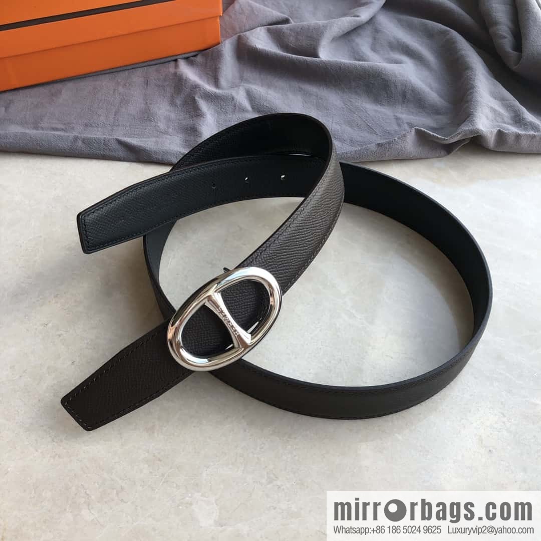 Hermes, Stainless Steel Japanese Buckle & Double-Sided Palm Belt 32mm