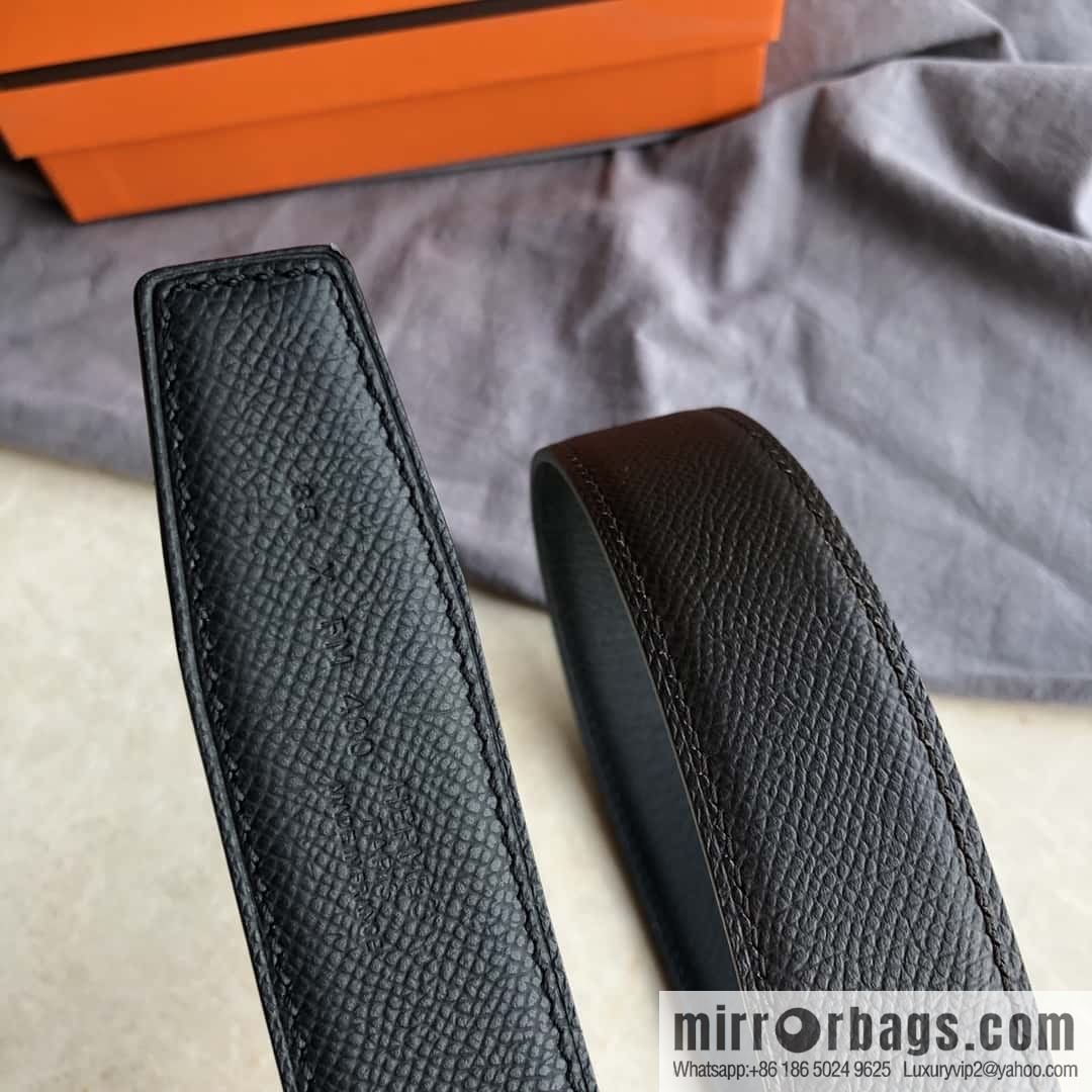 Hermes, Stainless Steel Japanese Buckle & Double-Sided Palm Belt 32mm